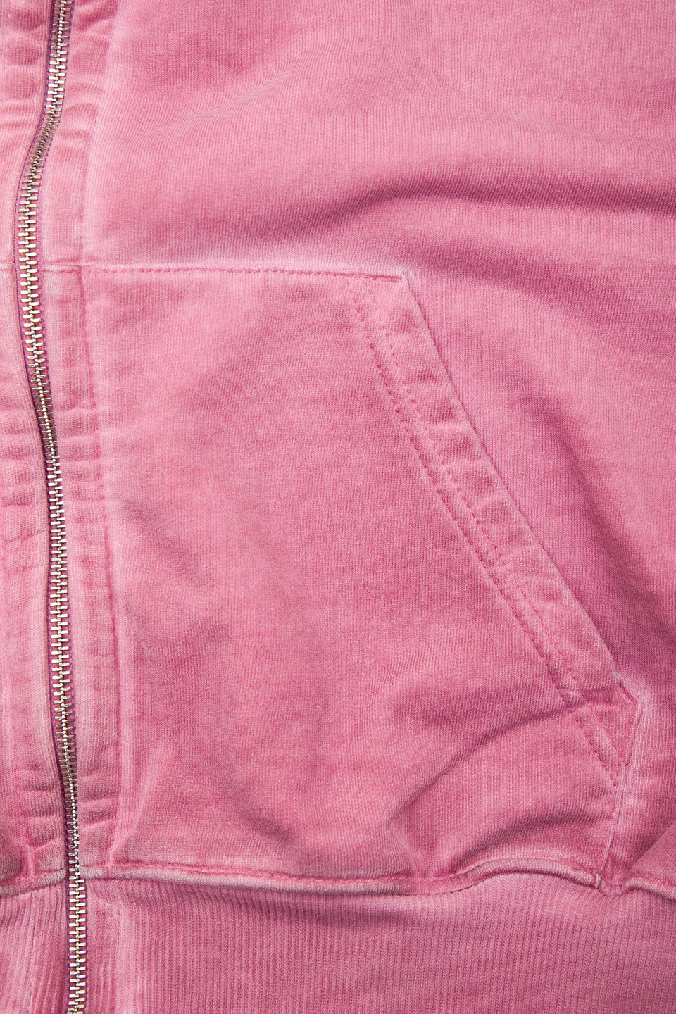 Худи на молнии GARMENT DYED