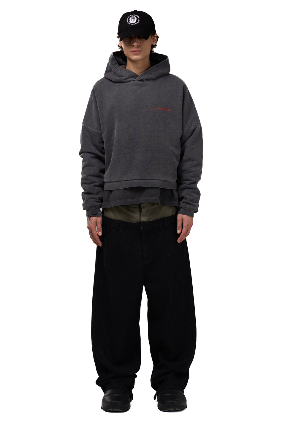 Худи ZNY GARMENT DYED