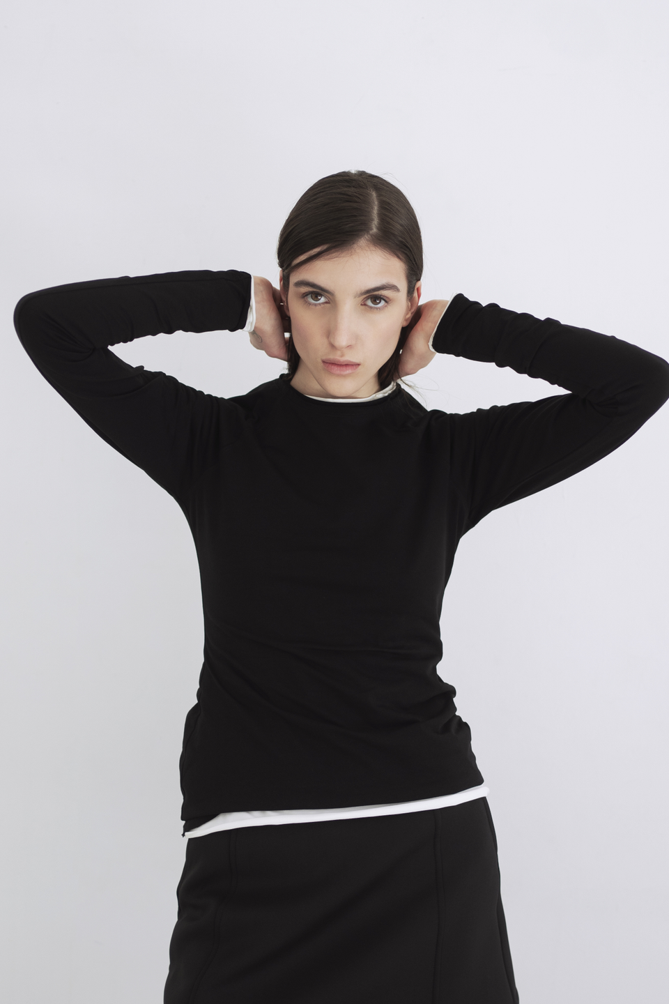 ЛОНГСЛИВ SLIM FIT НОЧЬ