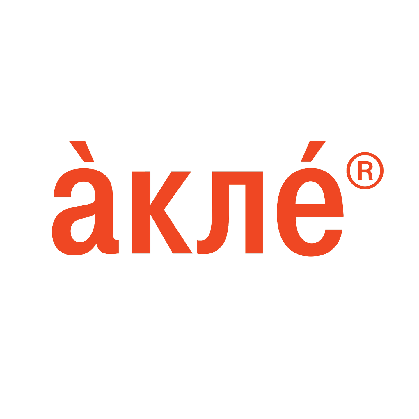 Логотип бренда "àклé"
