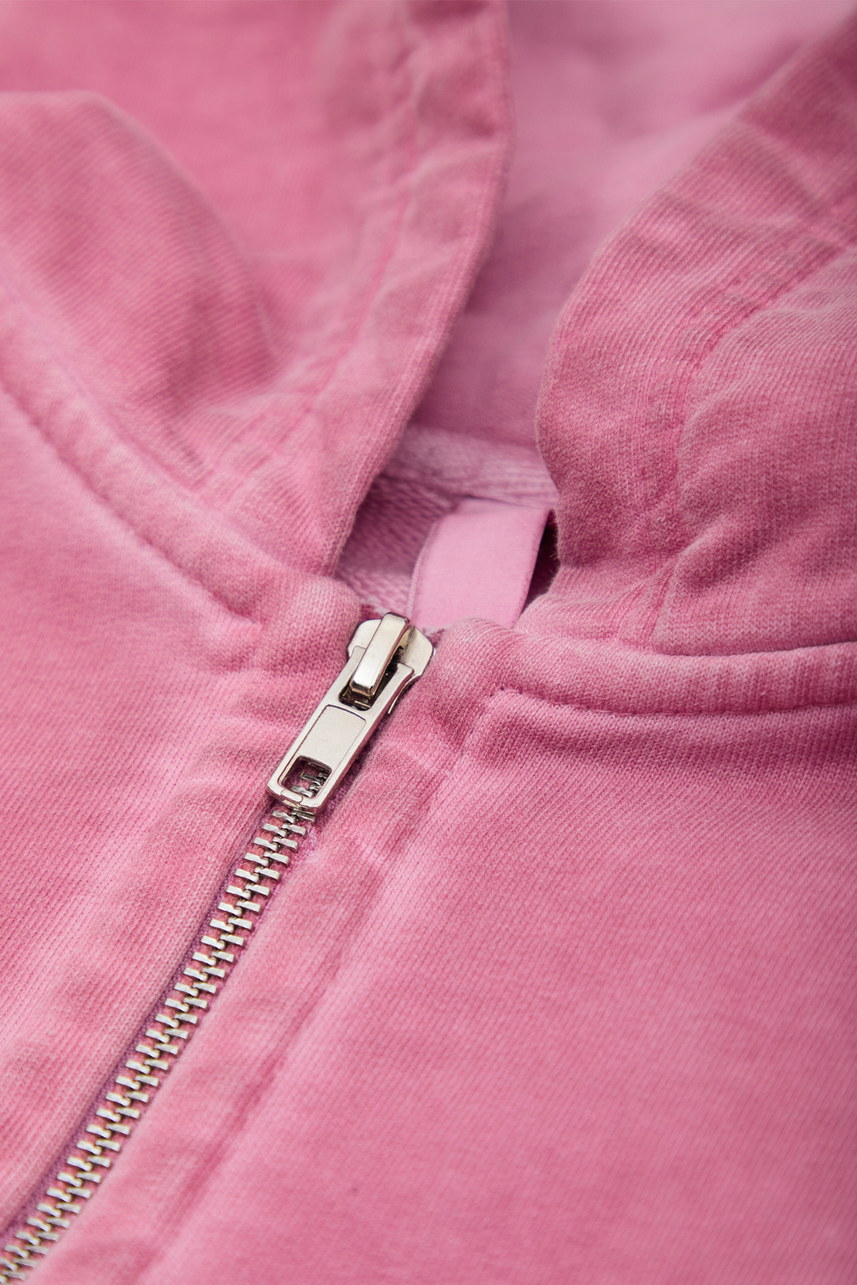 Худи на молнии GARMENT DYED