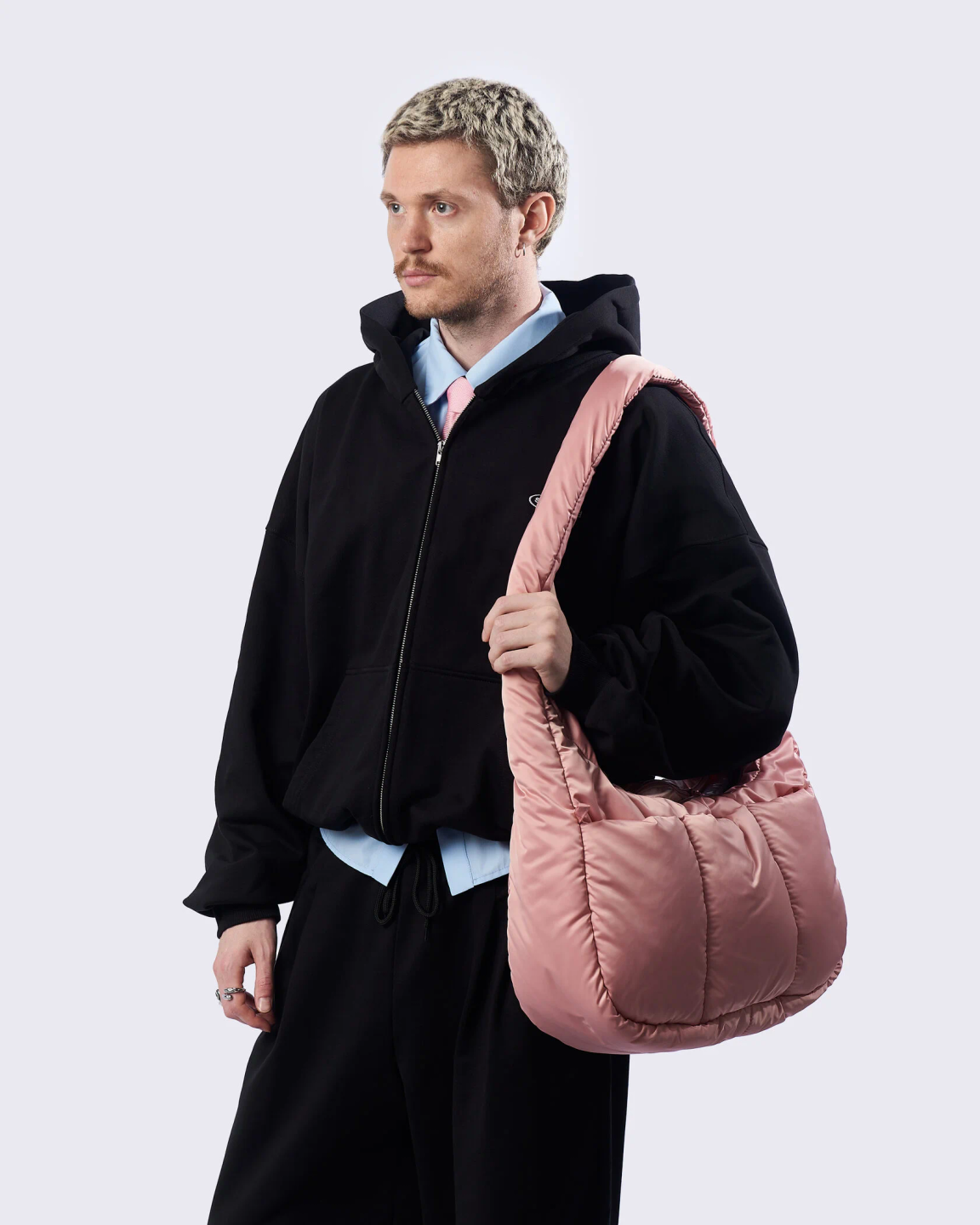 puffy bag «dirty rose»