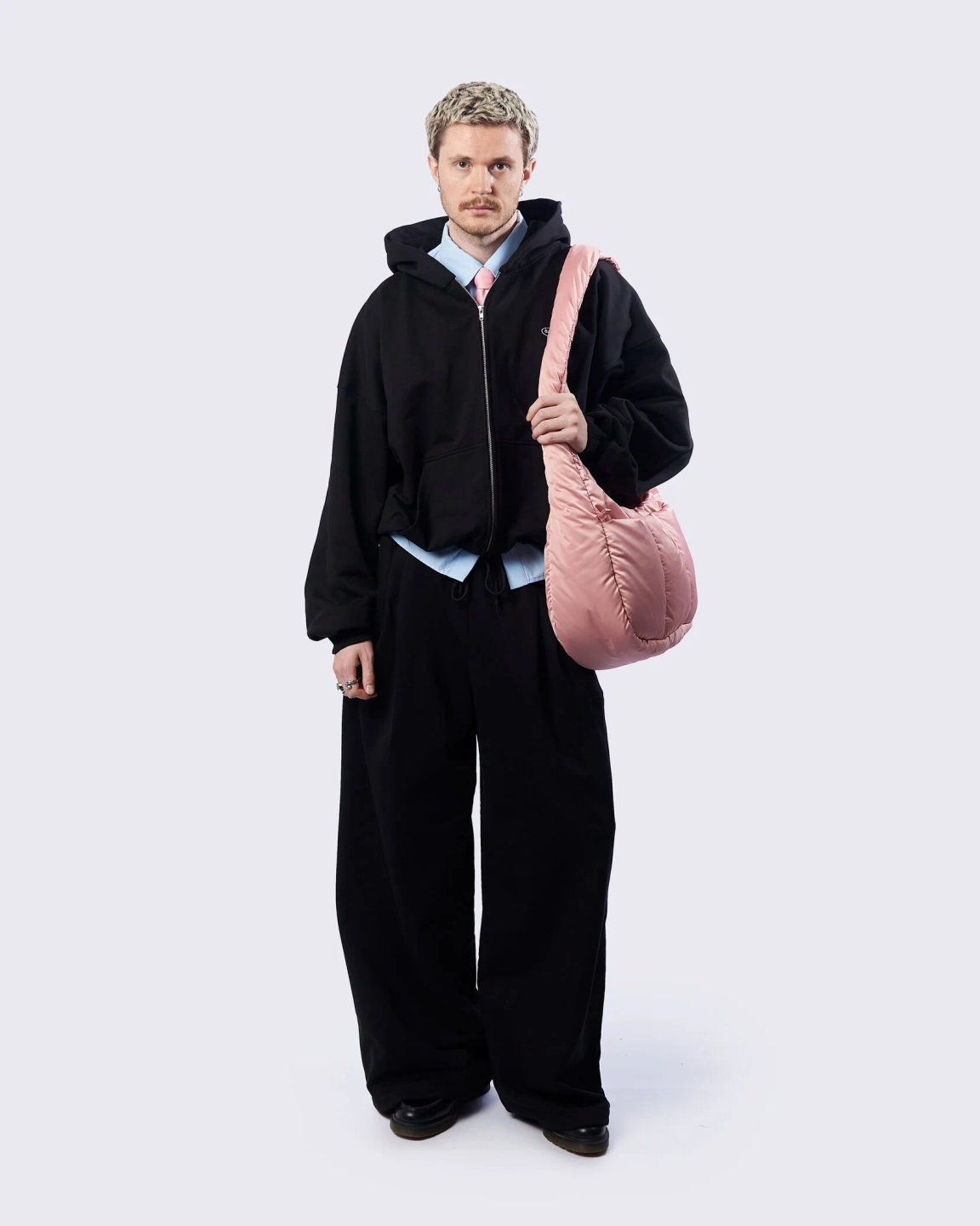 puffy bag «dirty rose»