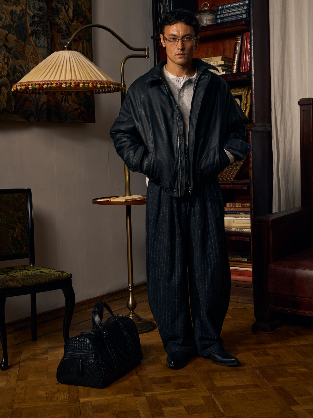 wool trousers «grey stone»