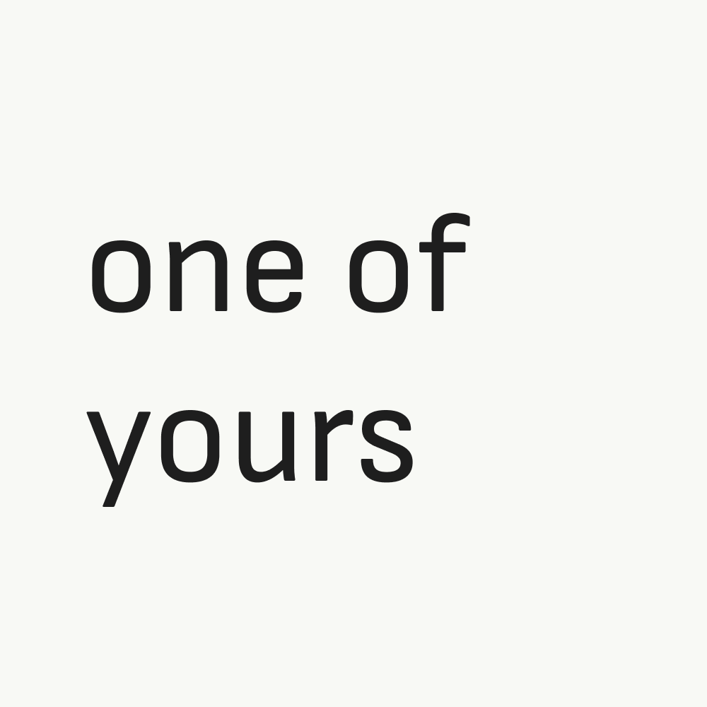 Логотип бренда One of yours