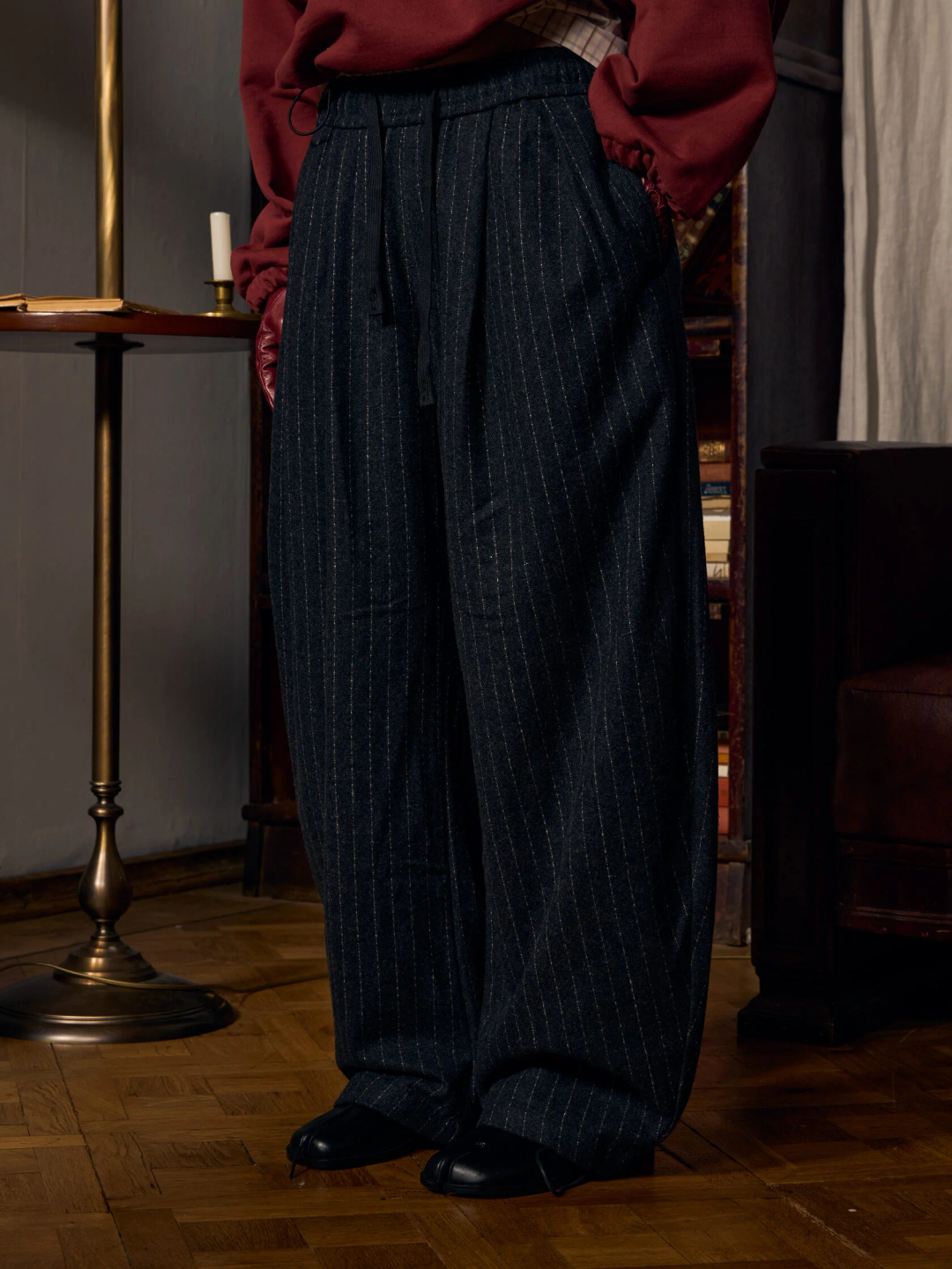 wool trousers «grey stone»