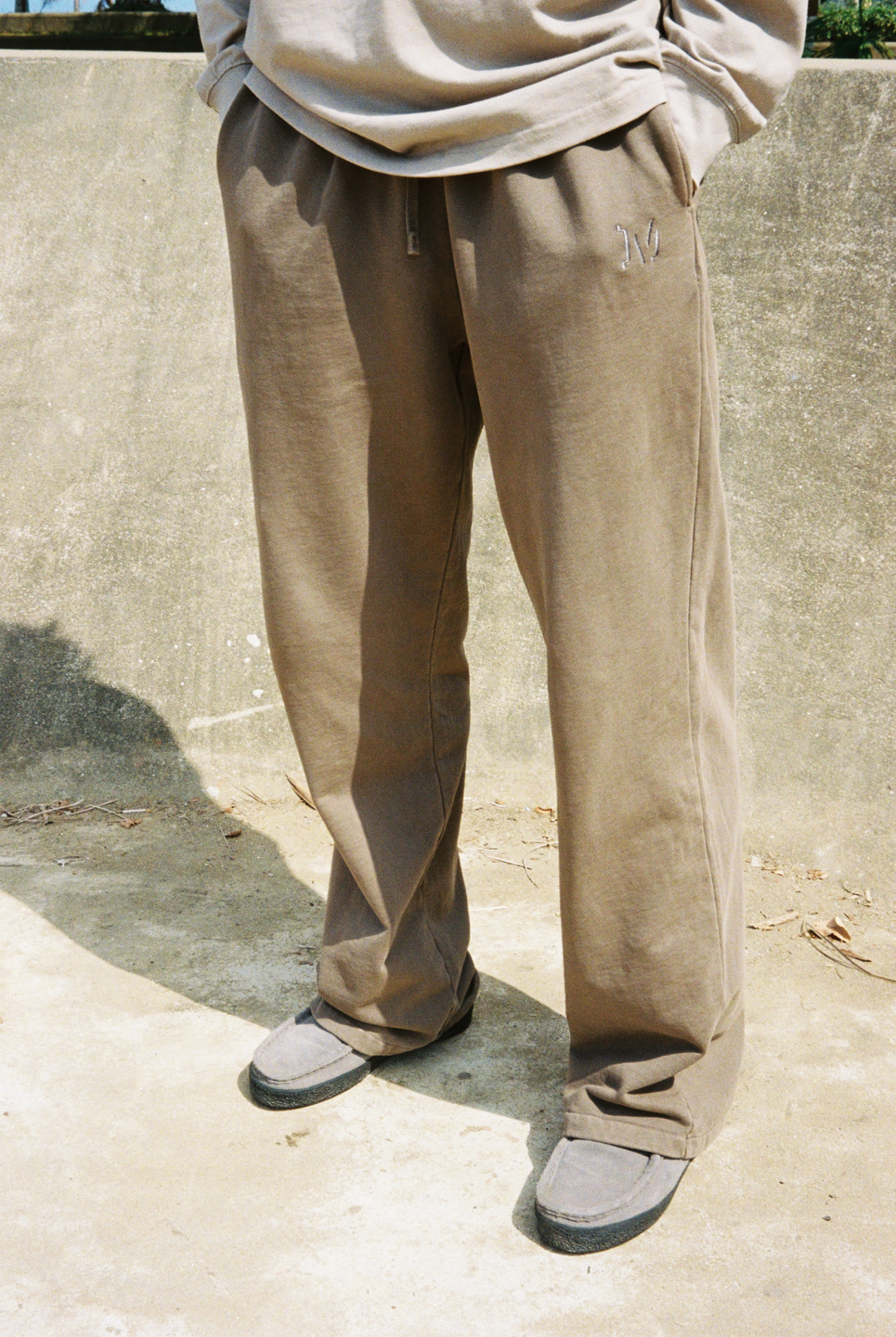 M SWEATPANTS PALE BROWN/WASH