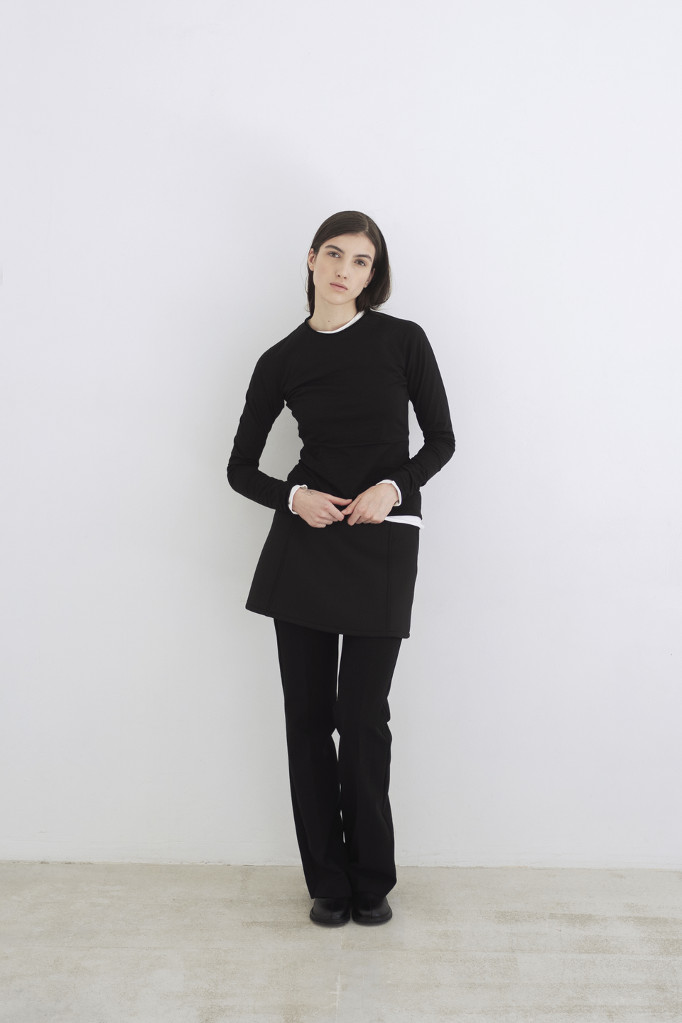ЛОНГСЛИВ SLIM FIT НОЧЬ