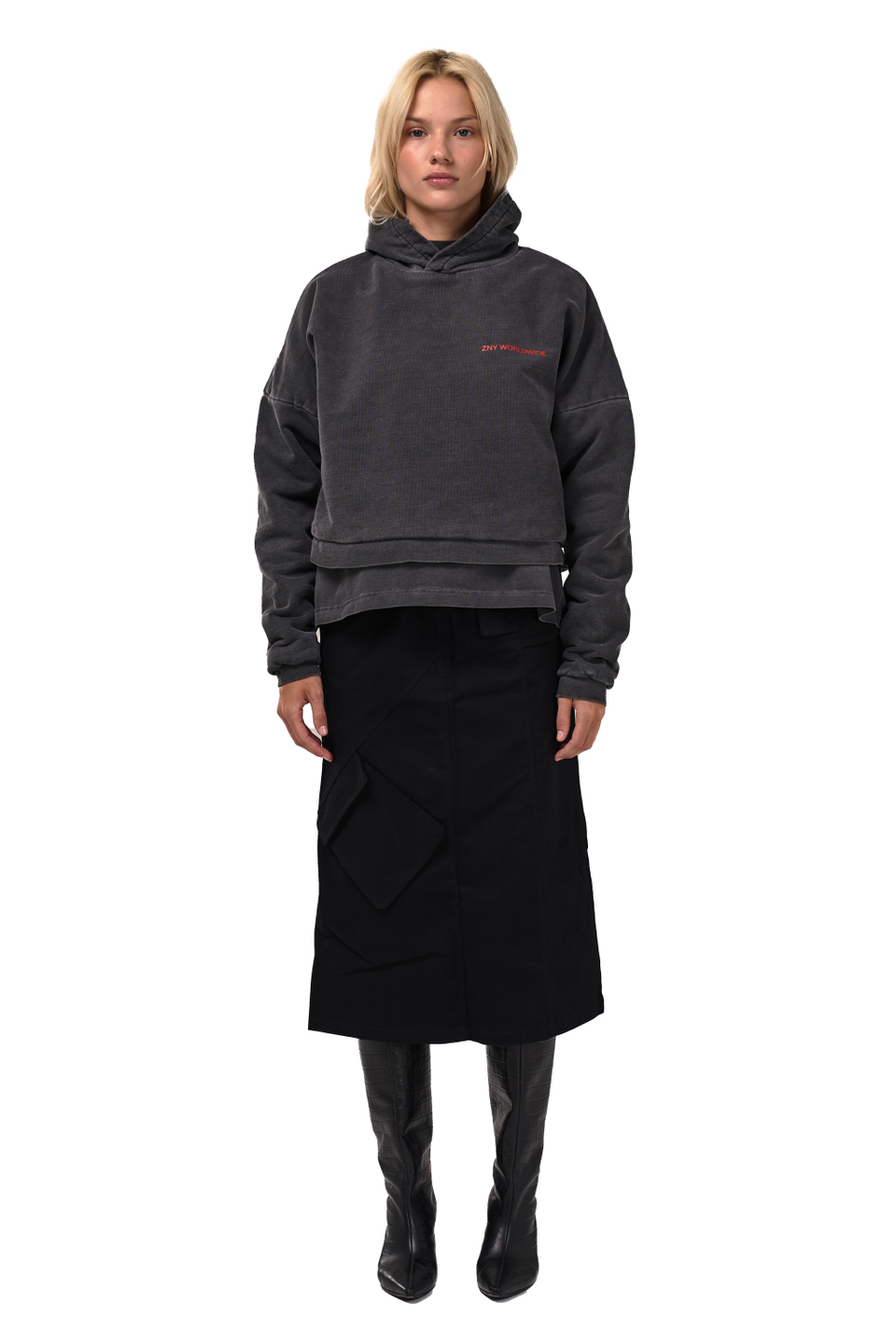 Худи ZNY GARMENT DYED