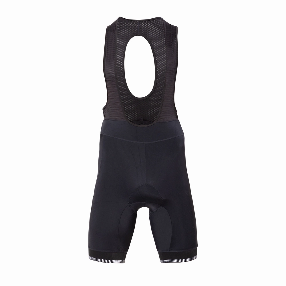 4 pocket bib-Shorts Black