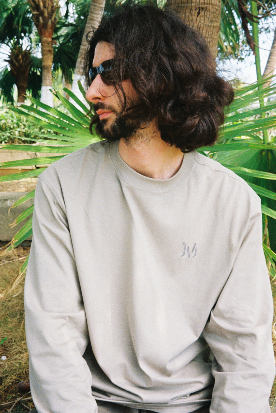 M HEAVY LONGSLEEVE SAND/WASH