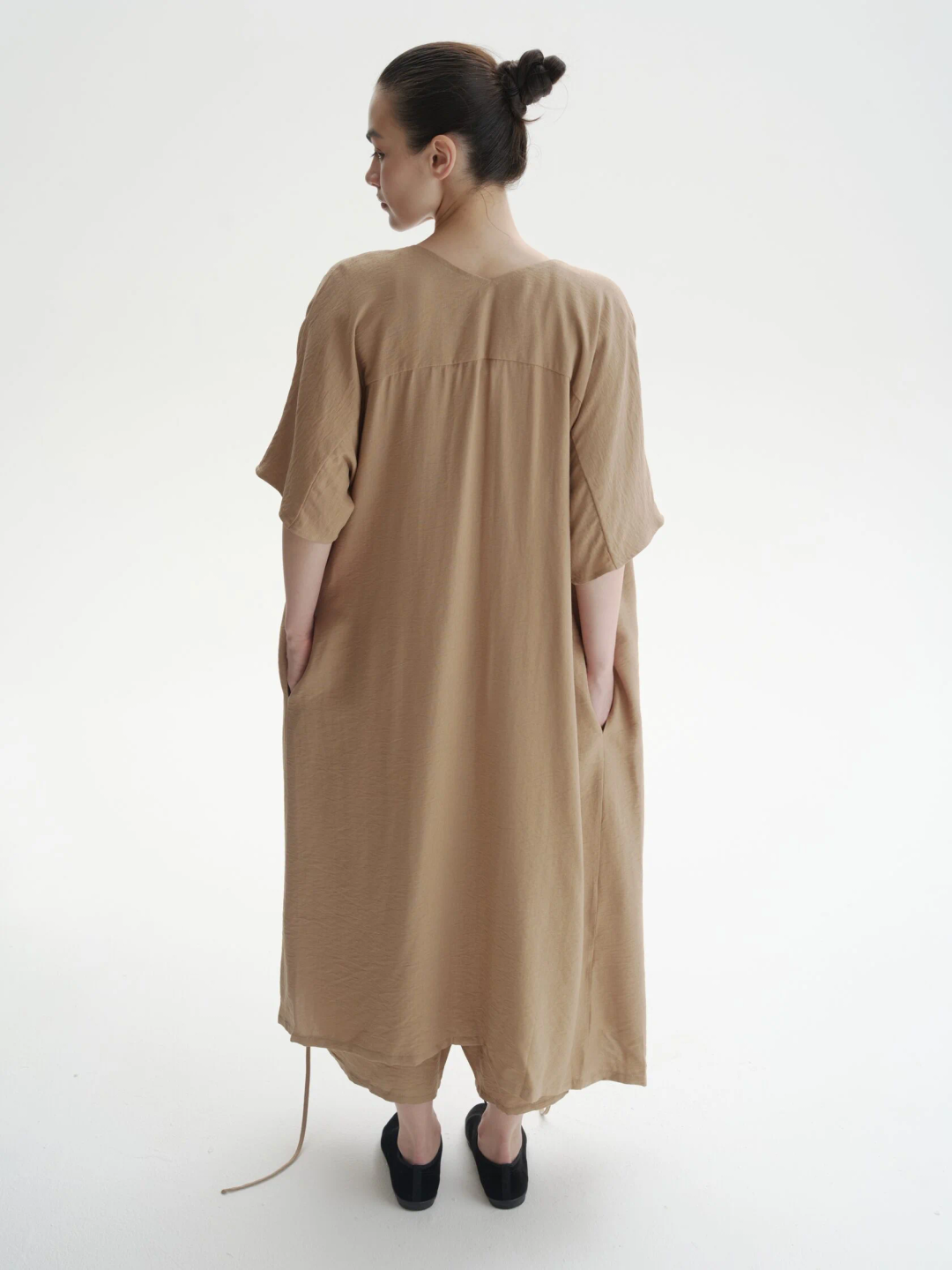 Платье Корфу из вискозы песочное