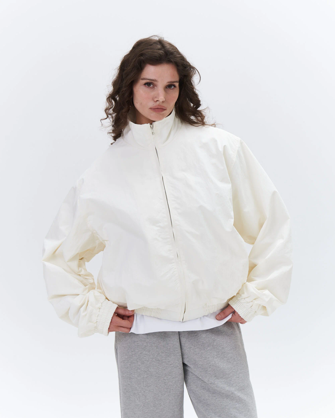 zip track jacket «sand sprint»