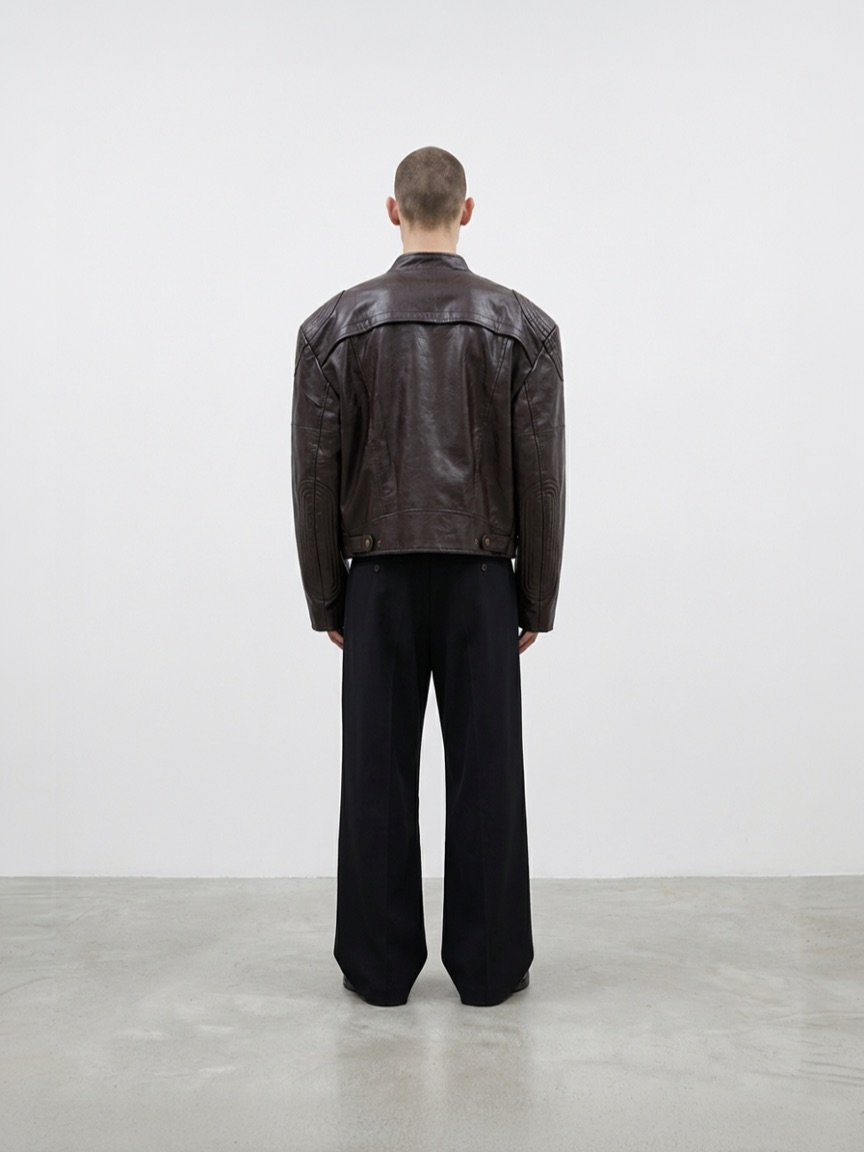 Кожаная мотокуртка