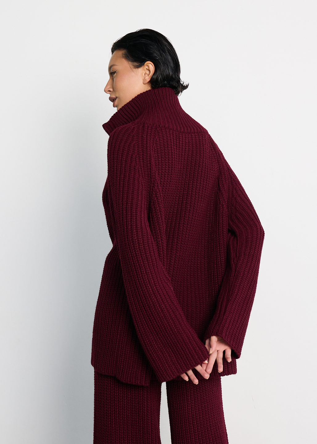 свитер warm bordo
