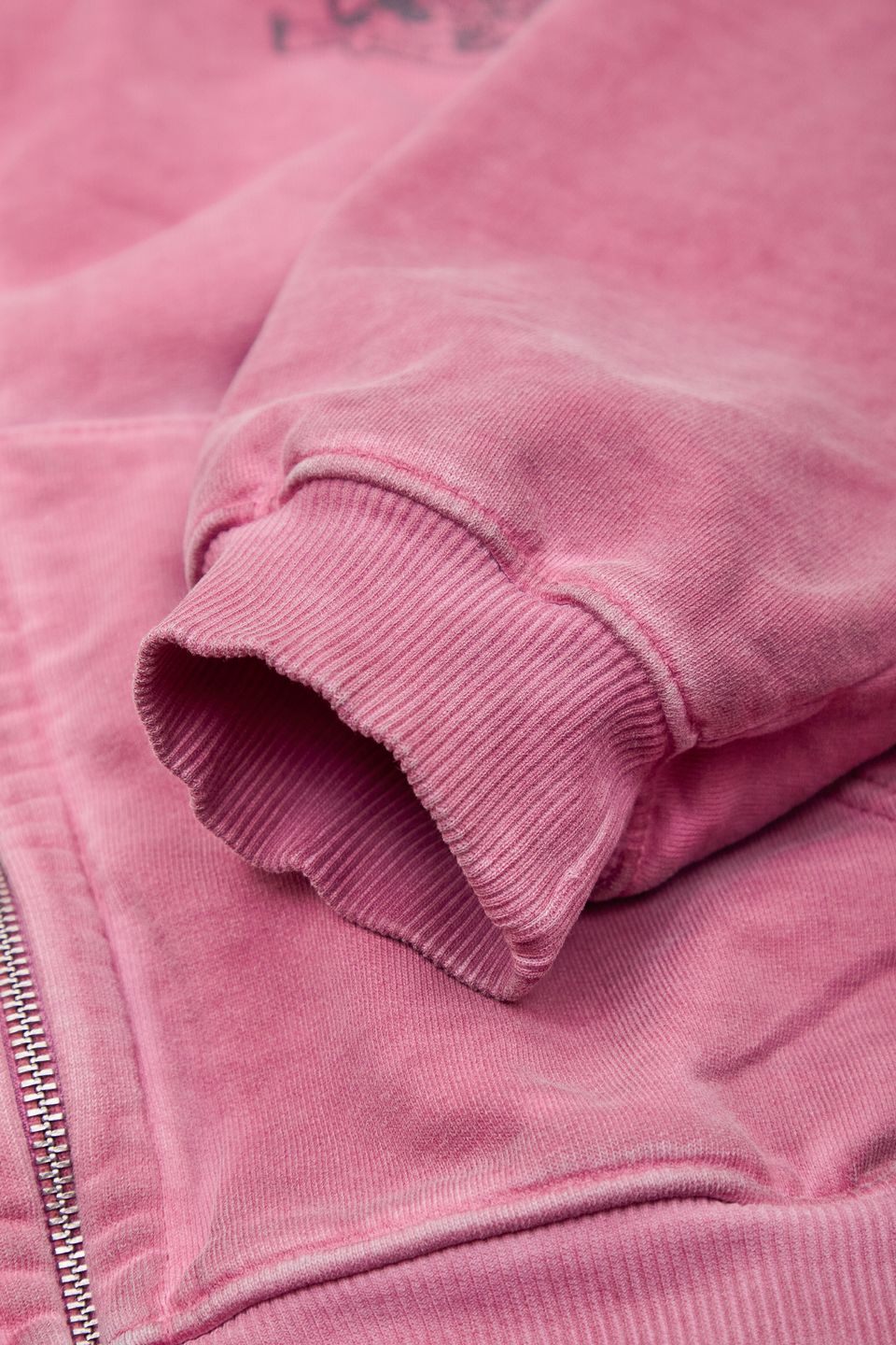 Худи на молнии GARMENT DYED