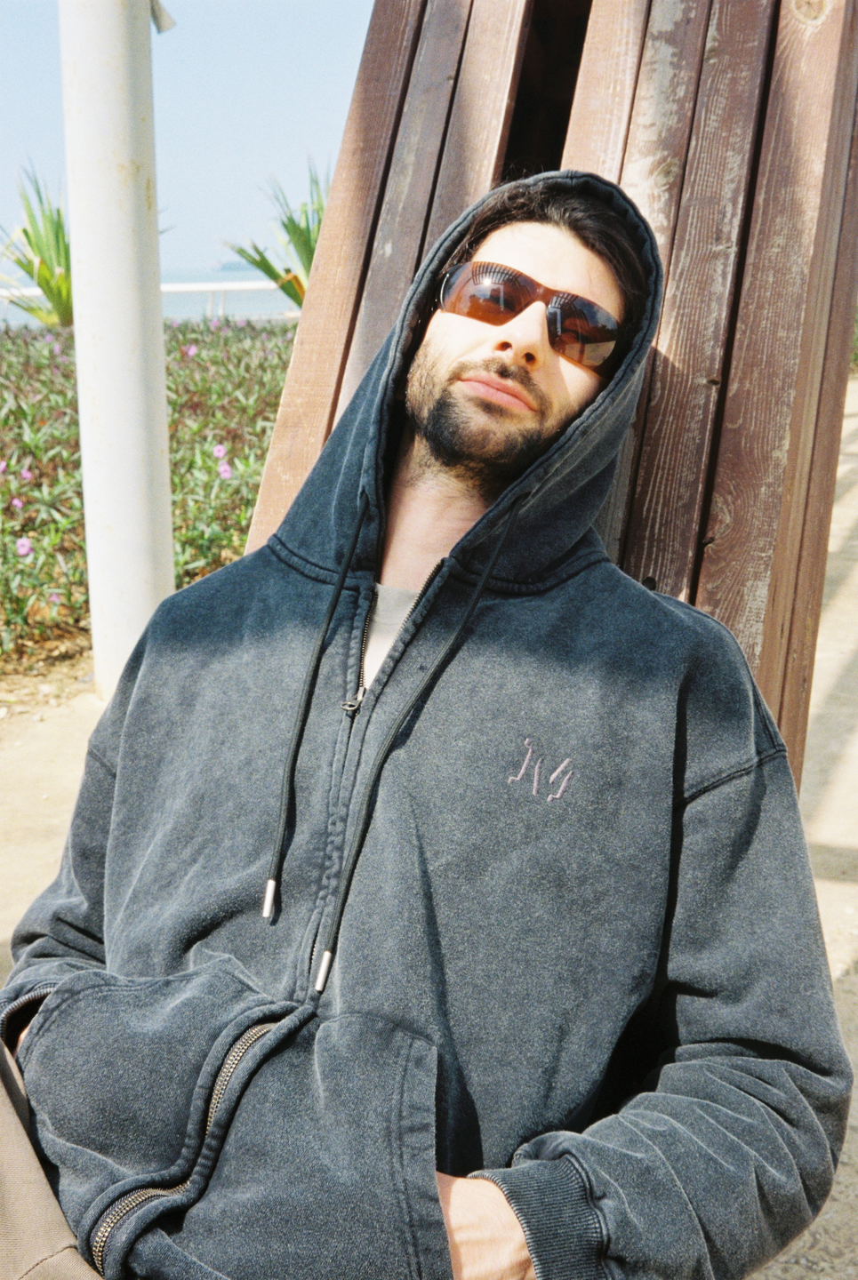 FROGGO HOODIE red/WASH