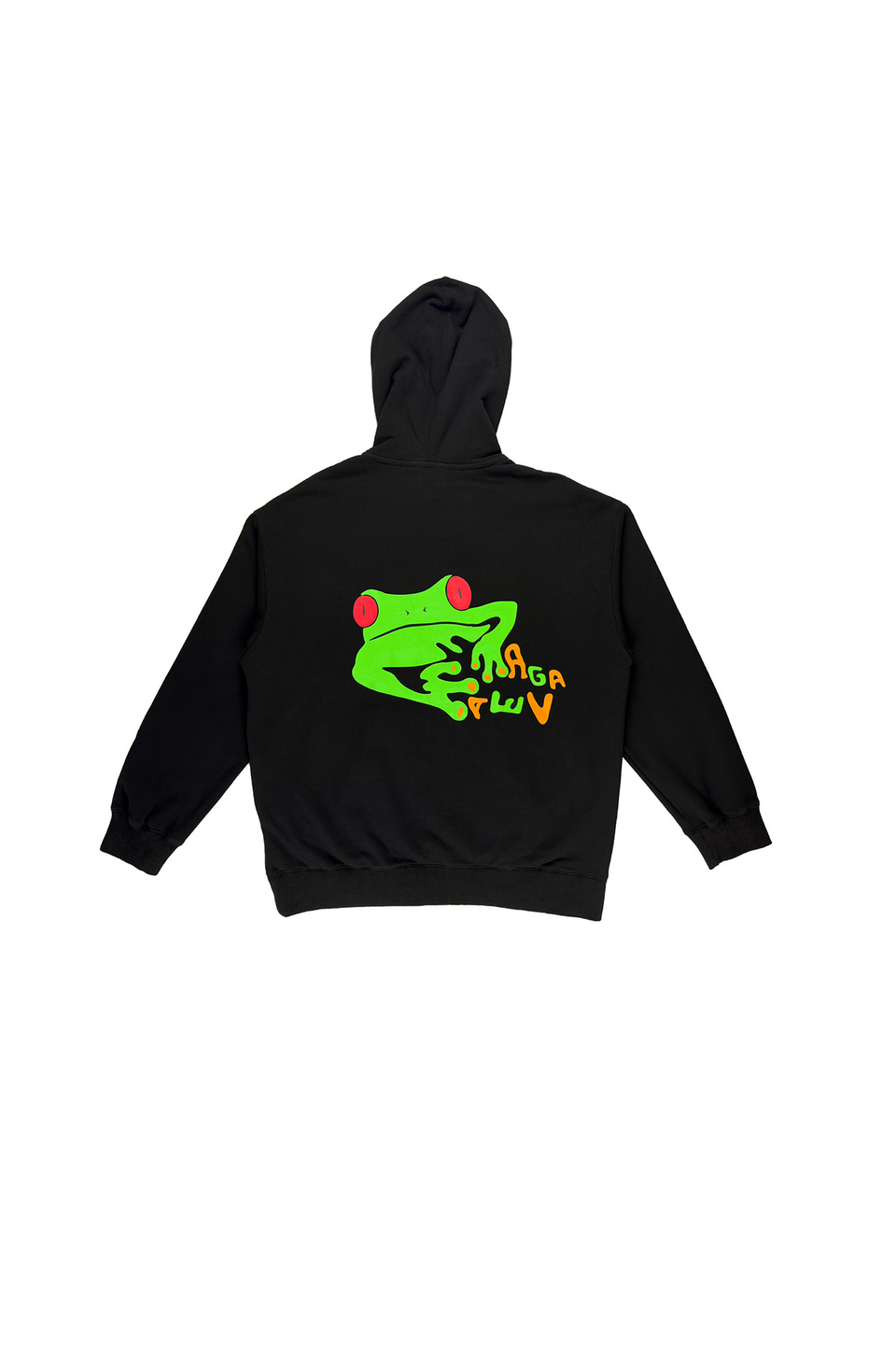 FROGGO HOODIE BLACK/WASH