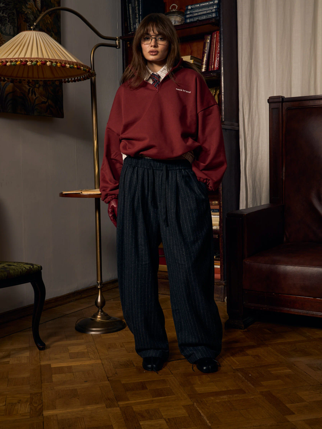 wool trousers «grey stone»