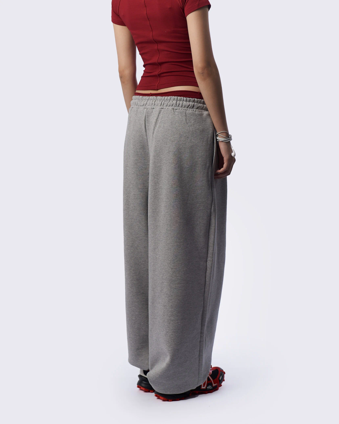 balloon pants «warm melange»