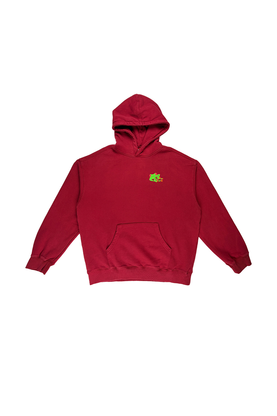 FROGGO HOODIE red/WASH