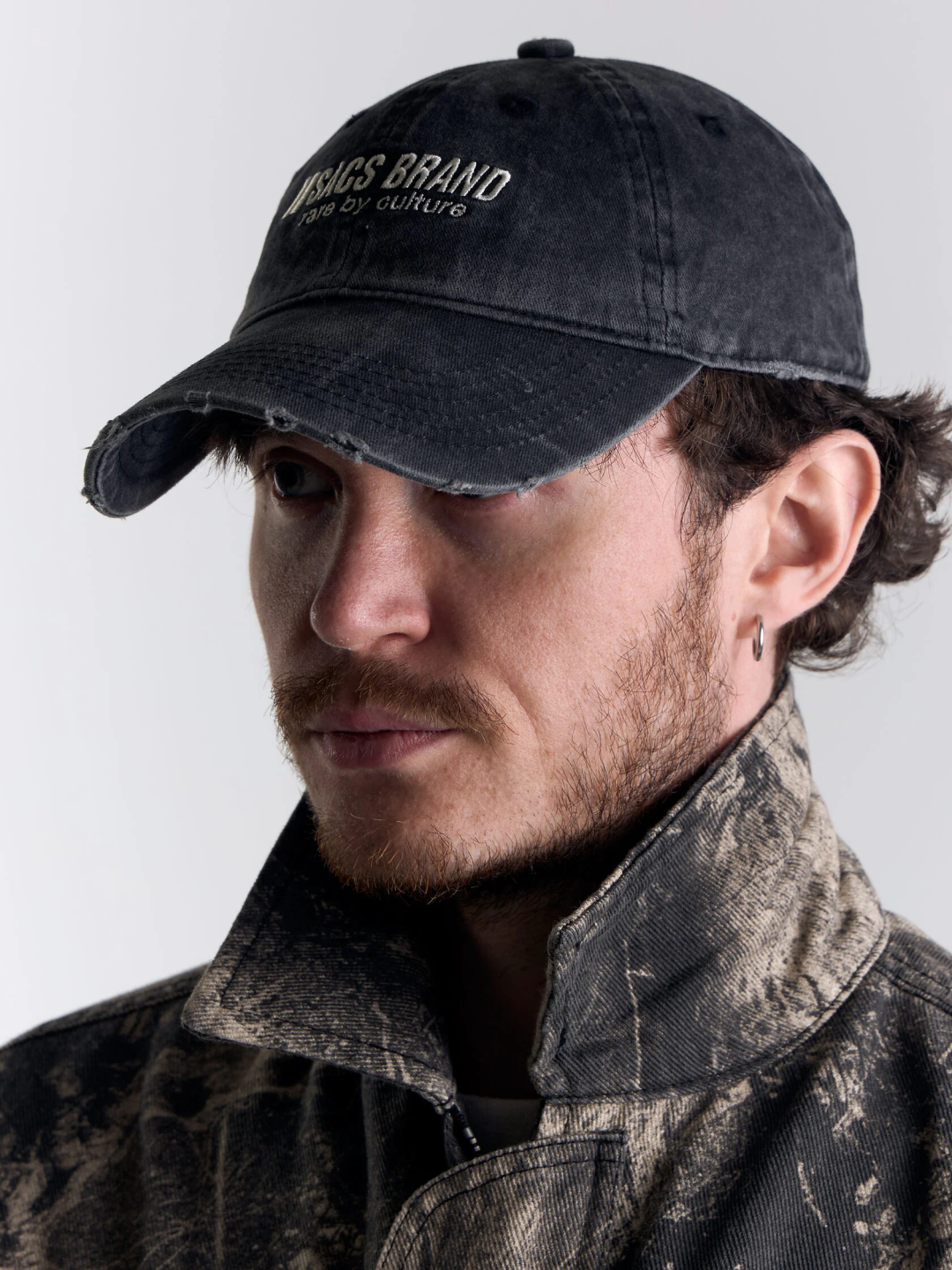 vintage cap «washed black»