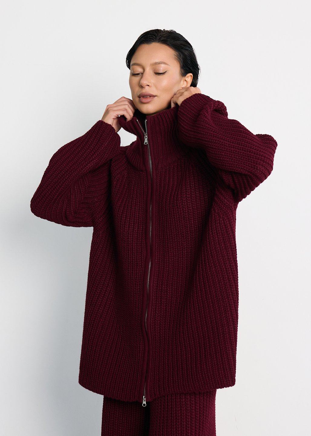 свитер warm bordo