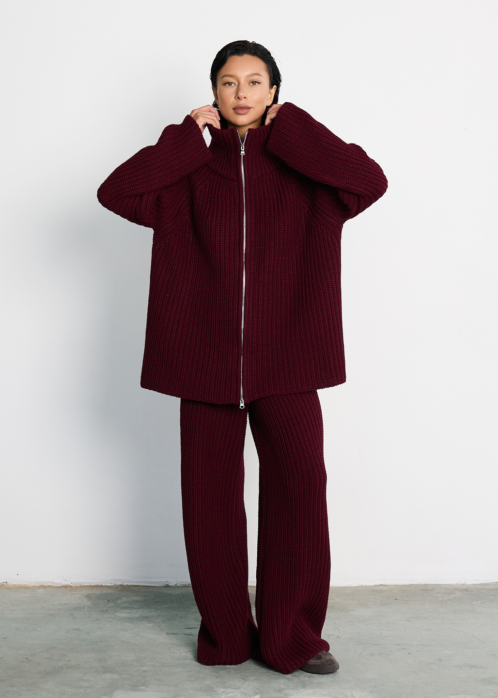 свитер warm bordo