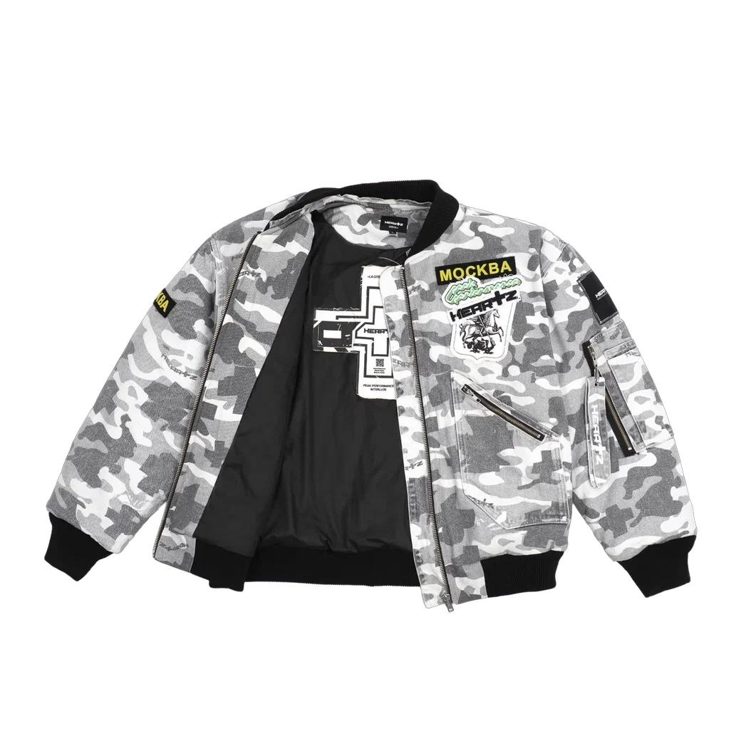 «Frostline» Denim Flight Jacket