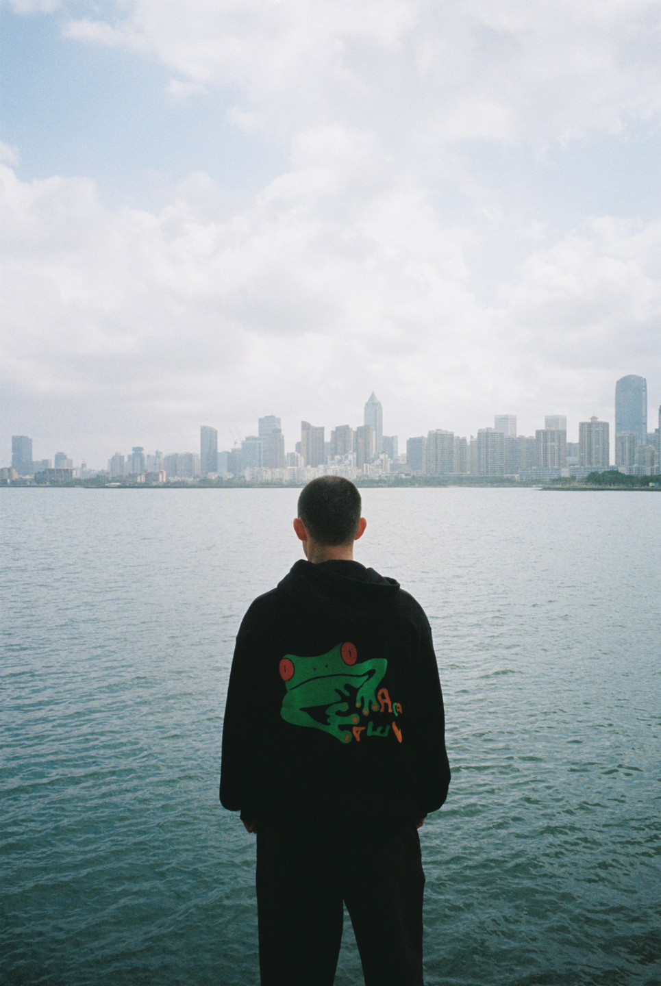 FROGGO HOODIE BLACK/WASH