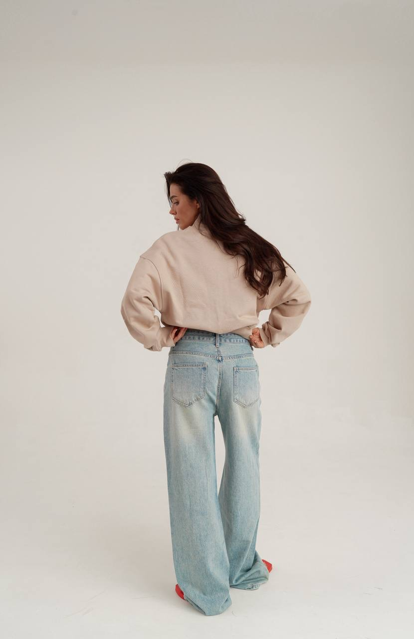 zip-худи «take two» light camel