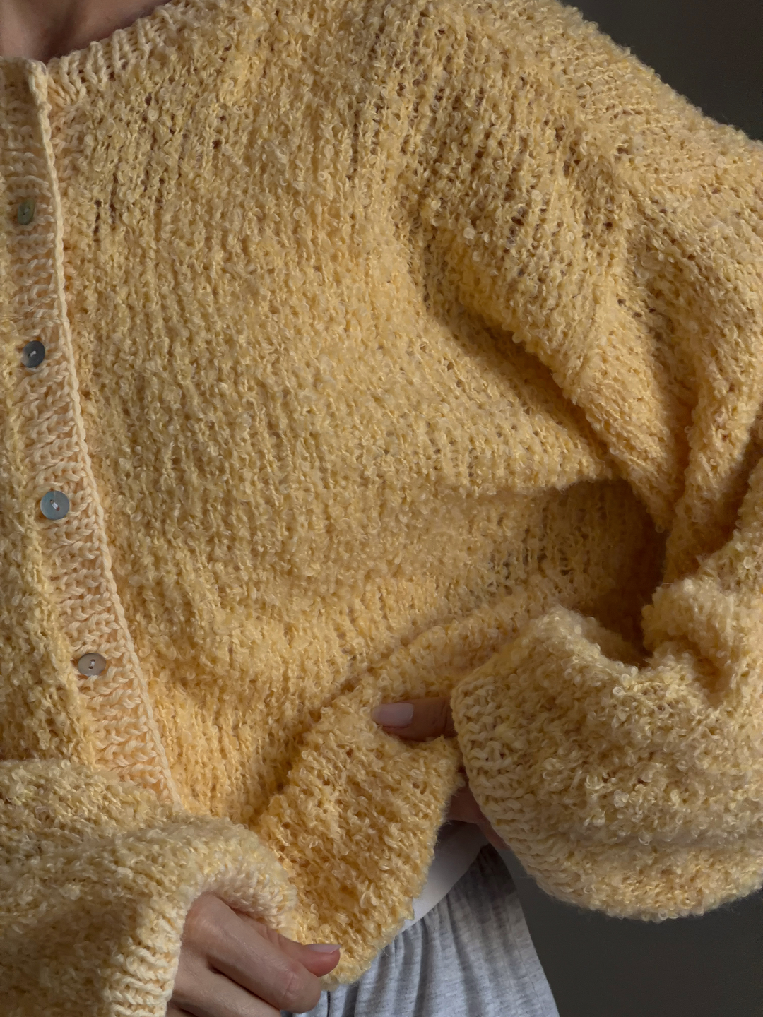 кардиган «mellow yellow»