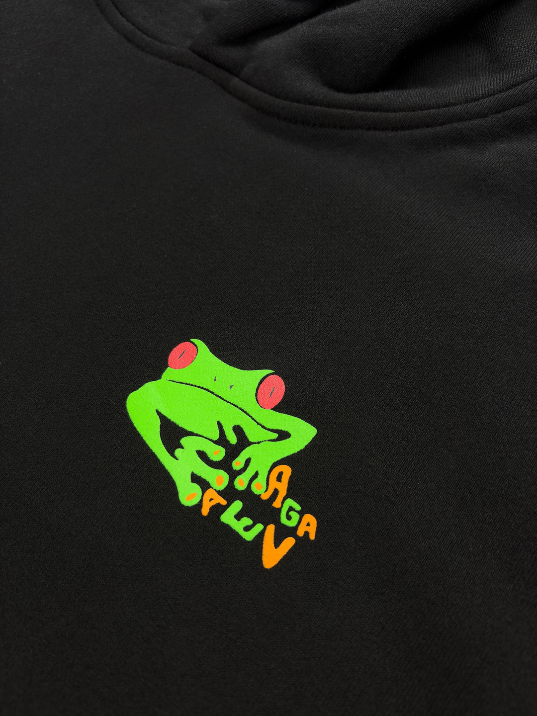 FROGGO HOODIE BLACK/WASH
