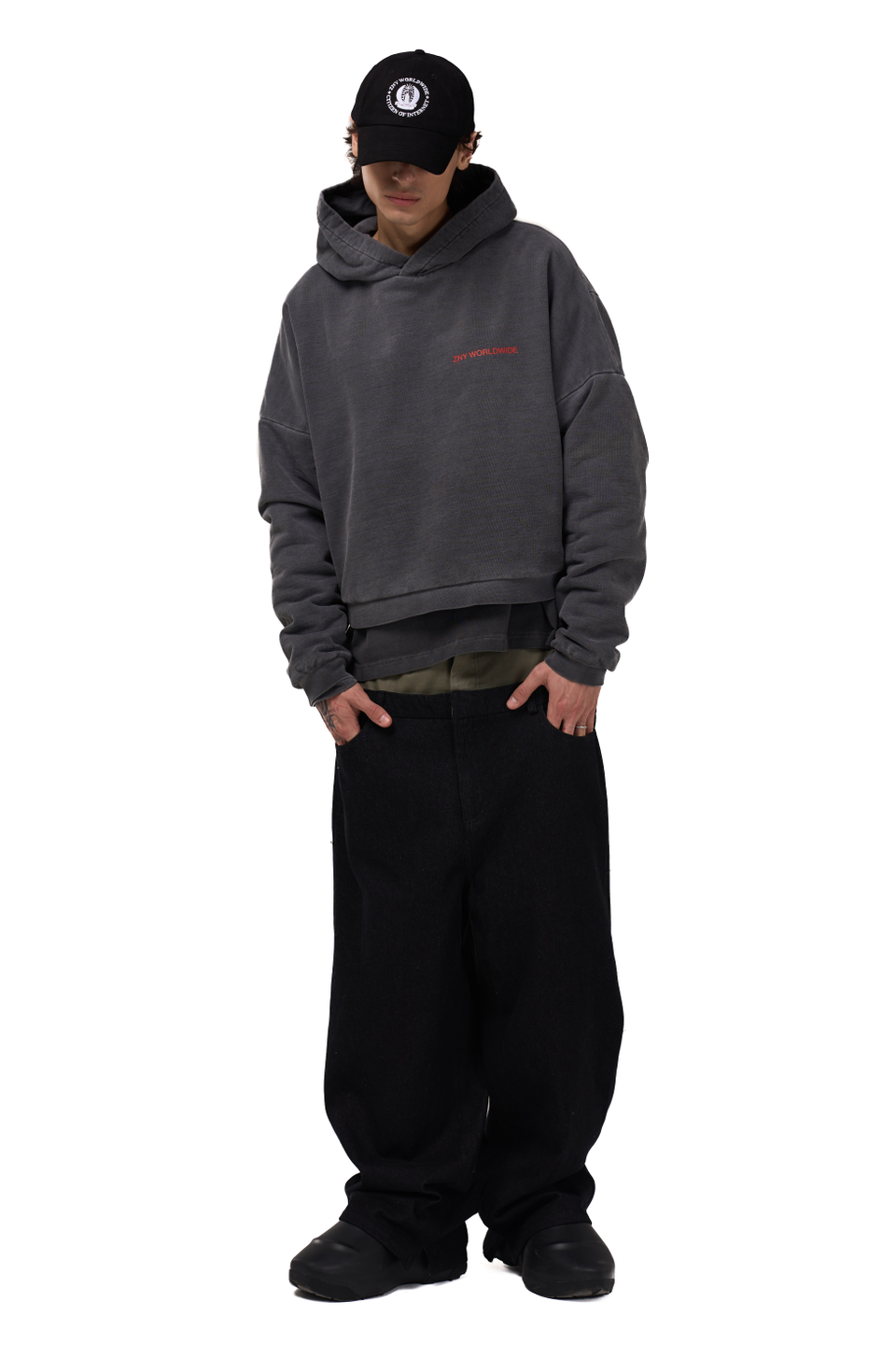 Худи ZNY GARMENT DYED