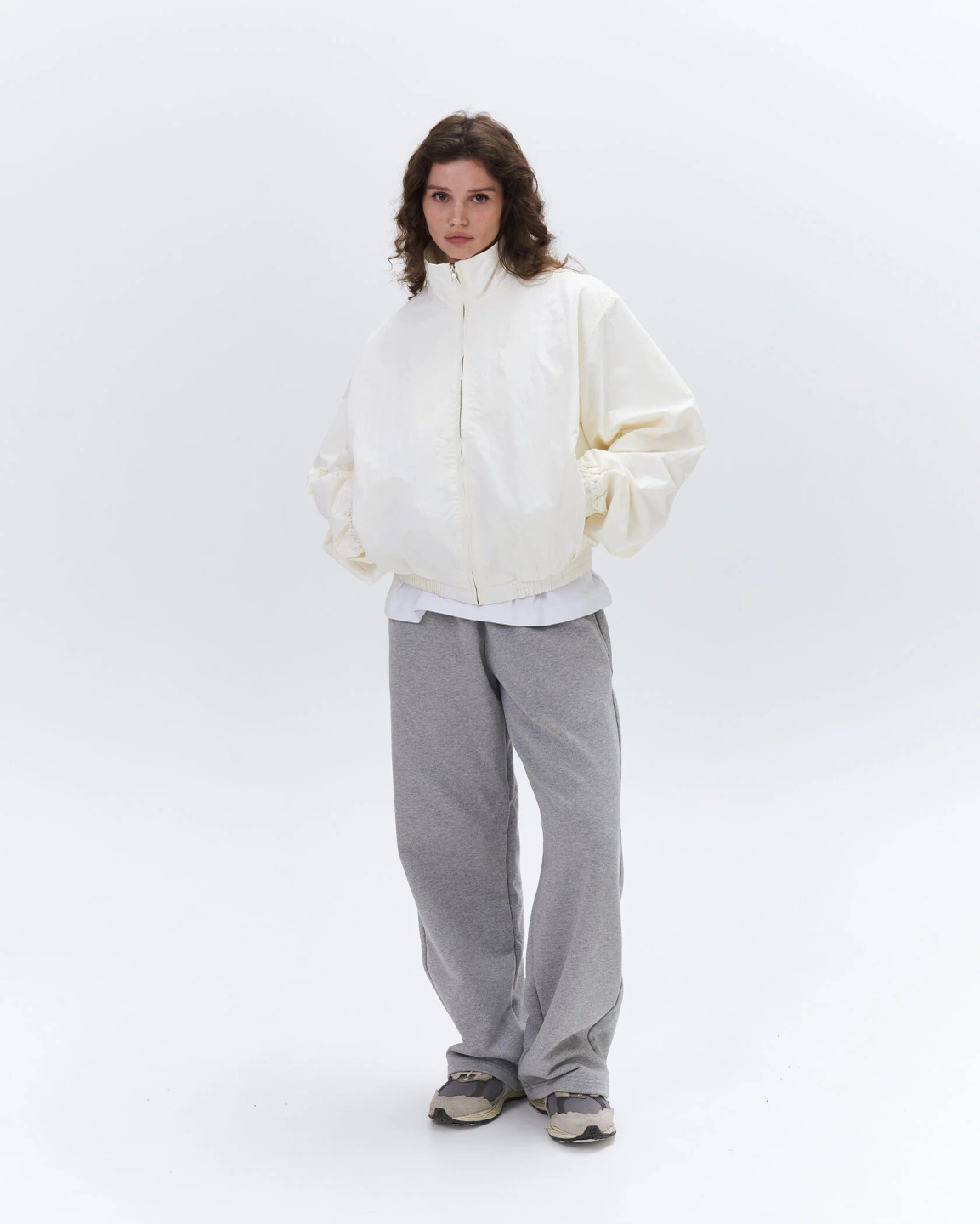 zip track jacket «sand sprint»