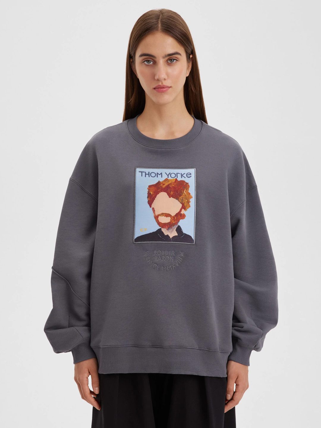 Свитшот THOM YORK серый